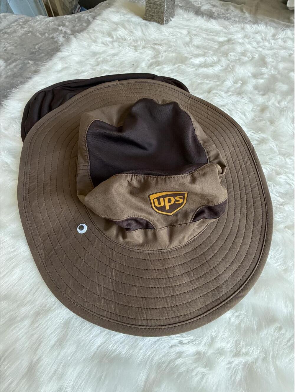 Wearguard UPS Branded Wide Brim Sun Protection Hat L/XL